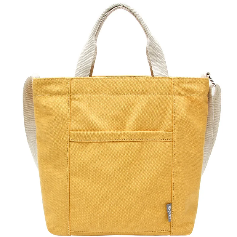 

2020 Korean Canvas Shoulder Bag Zipper Luxury Women Bags Designer Women Messenger Bag Female Simple Handbag Letter Printing tote