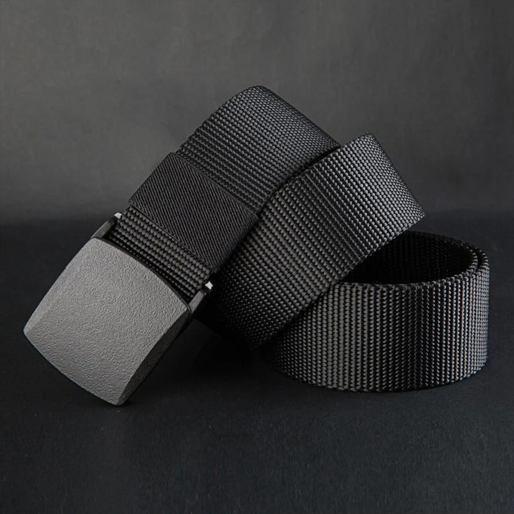 tiger belt Military Men Belt Army Belts Adjustable Belt Men Outdoor Travel Tactical Waist Belt with Plastic Buckle for Pants 130CM 140CM military web belt