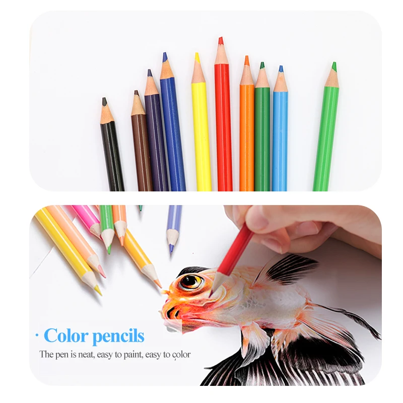 HCXIN Art Supplies Set for Kids, 66 Pieces Set, Highlight Markers