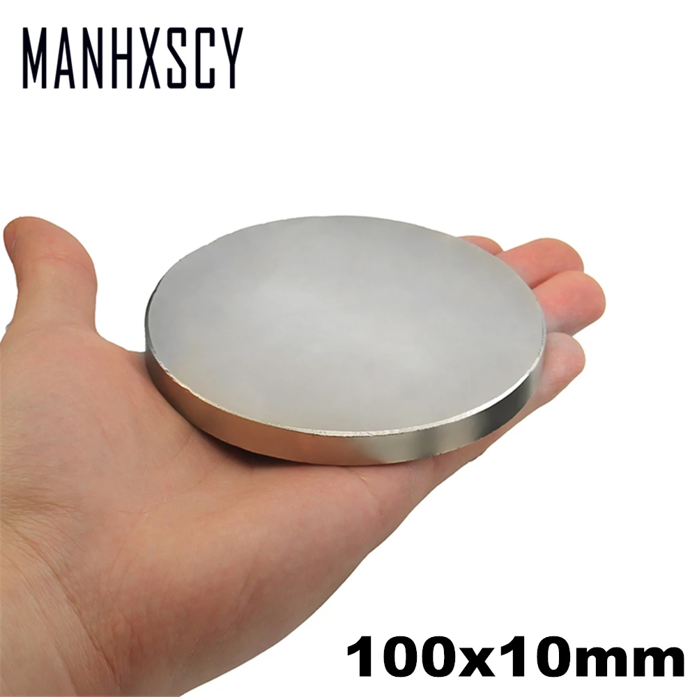 

1pcs Neodymium N35 Dia 100mm X 10mm Strong Magnets Tiny Disc NdFeB Rare Earth For Crafts Models Fridge Sticking magnet 100x10mm