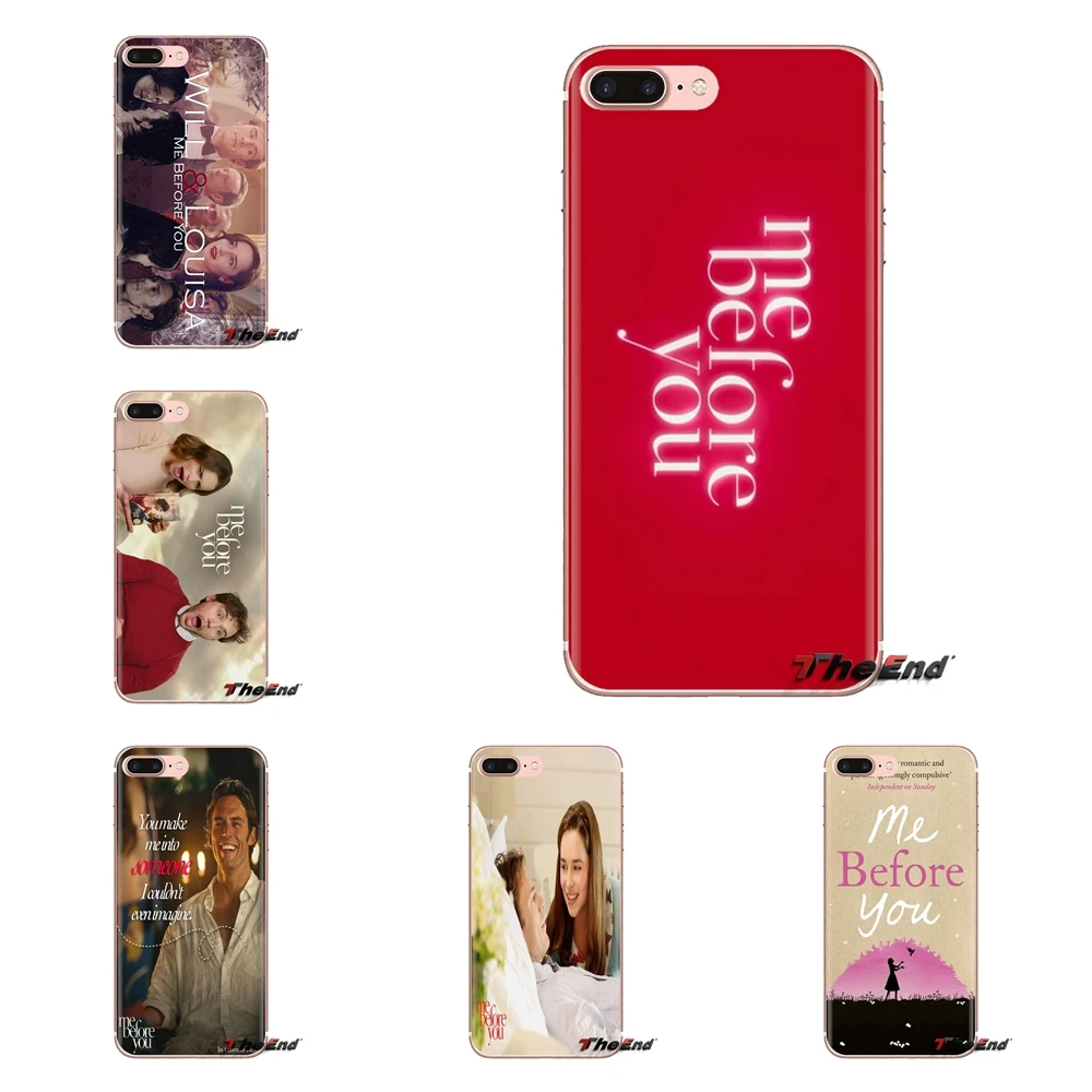 For Xiaomi Mi3 Samsung A10 A30 A40 A50 A60 A70 Galaxy S2 Note 2 Grand Core Prime TPU Shell Covers Me Before You Jojo Moyes Print |
