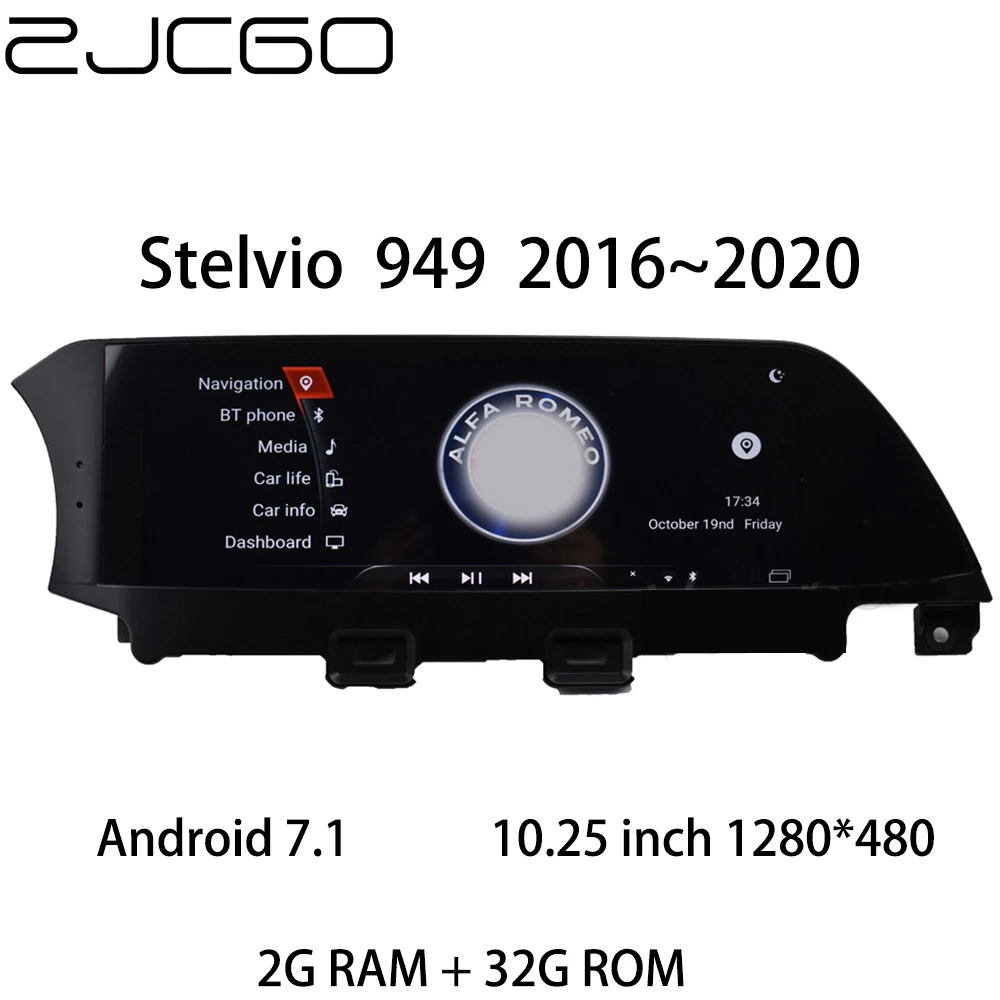 

Car Multimedia Player Stereo GPS DVD Radio Navigation Android Screen Monitor for Alfa Romeo Stelvio 949 2016 2017 2018 2019 2020