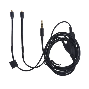 

Upgrade MMCX Cable with Mic for -Shure -SE215 SE535 SE846 SE425 Earphone Headset Line Headphone Wire for Phone -Android