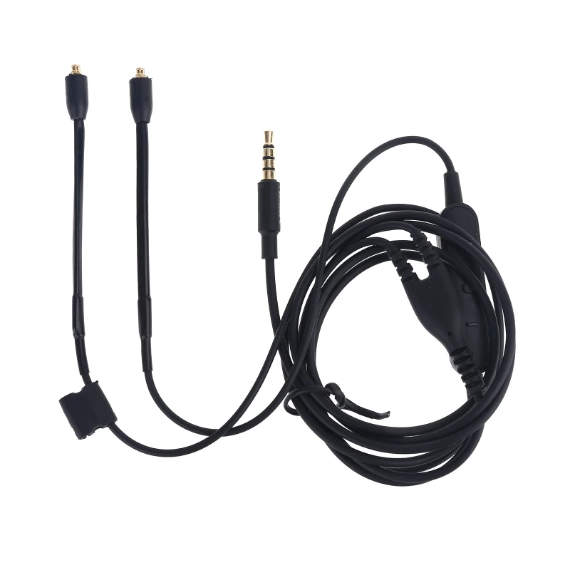 Upgrade MMCX Cable with Mic for Shure SE215 SE535 SE846 SE425 Earphone Headset Line Headphone Wire for Phone Android