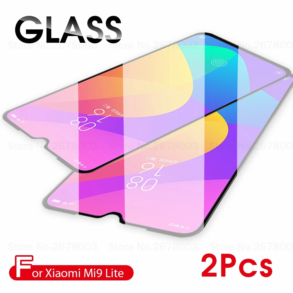 

2-1 PCS Full Cover Glass For Xiaomi Mi 9 Pro 5G Mi9 Lite Note 10 CC9 Pro CC9E 9T Pro 5G A3 Protector Glass For Xiaomi Mi 9T Pro