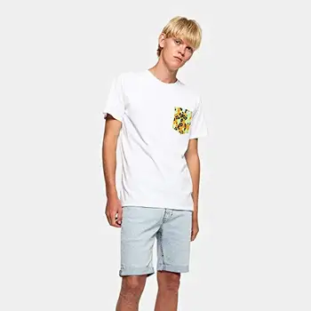 

Revolution R-Evolution Camiseta con Bolsillo para Hombre Bianco XXL