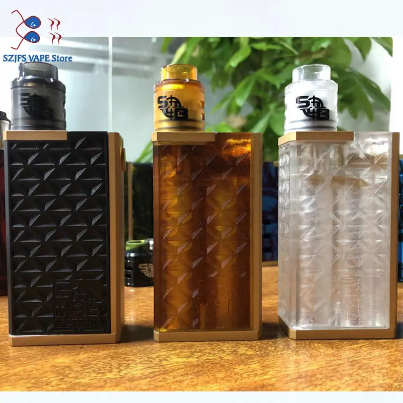 

kalasag V2 mod kit Mechanical Vape Mod and RDA Atomizer transparent pei yellow Colors Vaporizer vape kit vs Hammer of God V3