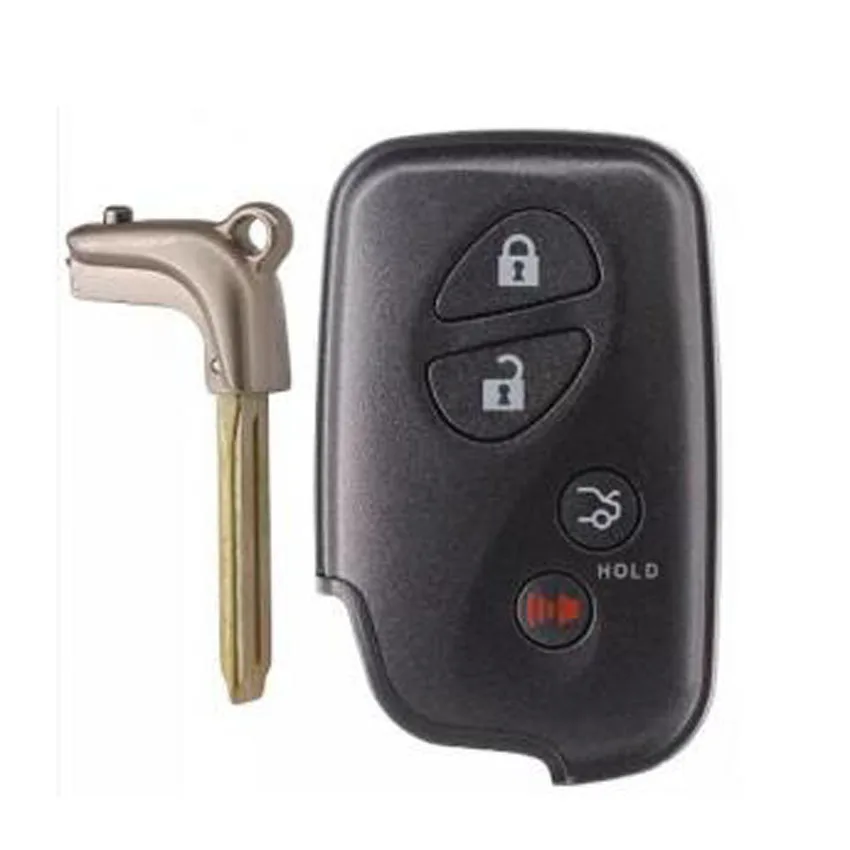 3+ 1/4 кнопки смарт дистанционные брелки для ключей FSK433.92MHz-5290-ID74-WD03 WD04 для Lexus для Toyota Camry Reiz Pardo с TOY48 Аварийный ключ