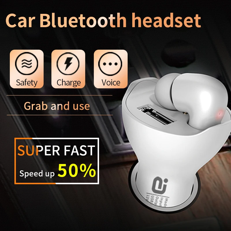 Автомобильная Беспроводная гарнитура Bluetooth 5 0 для вождения специальный вызов