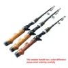 1.8M-2.7M Protable Telescopic Fishing Rod Cork Handle Spinning Fishing Rod Carbon Fiber Travel Fishing Rod Tackle ► Photo 2/6