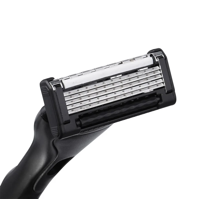 Minleaf ML-HR ручная Мужская бритва алоэ вера Lubrastrip 4 сменные лезвия с 4 бородой режущая головка Обрезка Безопасный инструмент для ухода за кожей