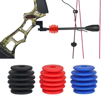 

Rubber Compound Bow String Decelerator Archery Stabilizer Suppressor