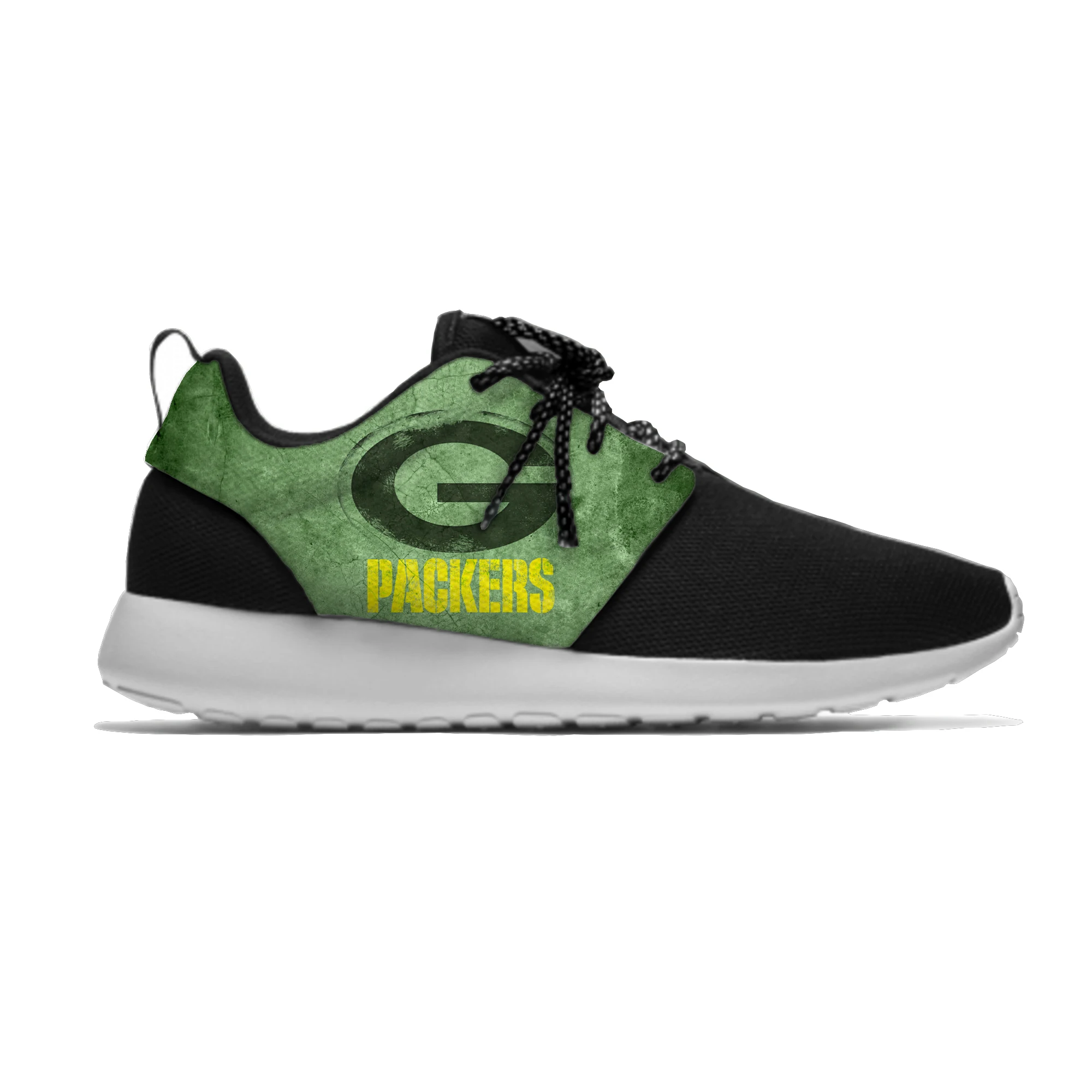 B Packers/Повседневные кроссовки для отдыха Green Bay; футбольные болельщики; мужские и женские дышащие легкие спортивные кроссовки с сеткой - Цвет: B
