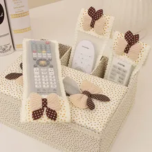 Высокое качество медведь ткань кружева телевизор кондиционер пульт дистанционного управления лук крышка пылезащитный чехол Чехол