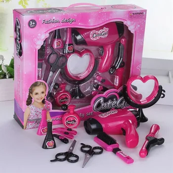 

Children's Play House Simulation Washing Cutting and Blowing Toys Board Game Toys Girl Toys Play Makeup Kid Toys for Girl Gifts