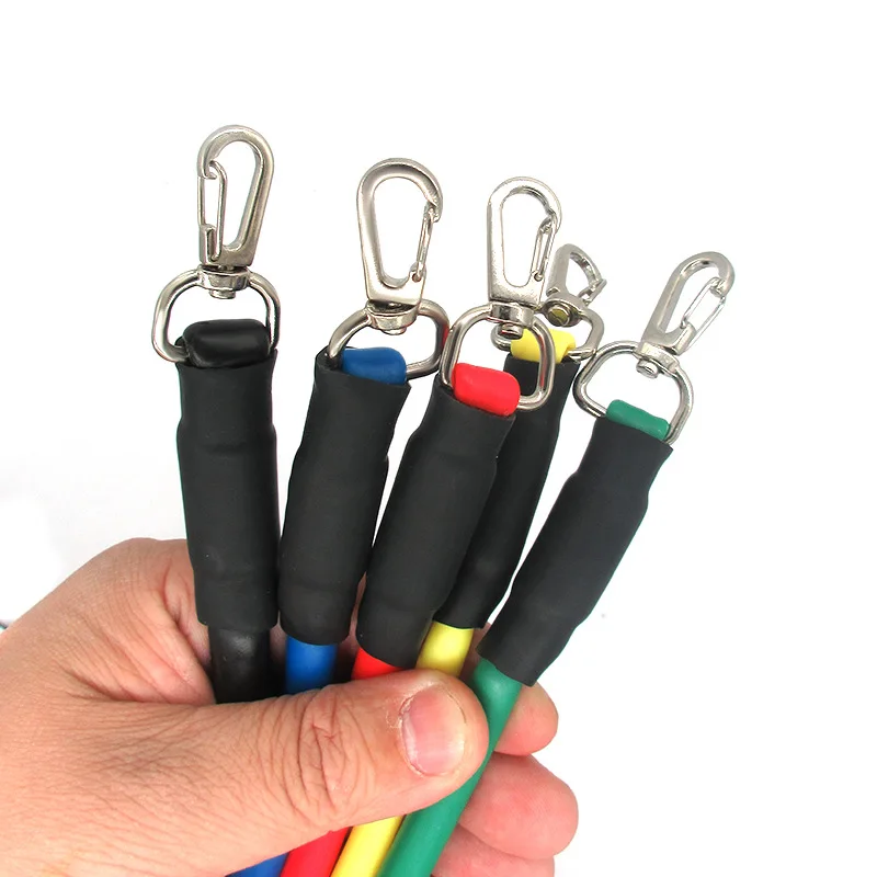 

Manufacturers Supply Chest Expander 11 Pieces Resistance Tube Pulling Rope Multi-functional Training Equipment Pull Rope Set
