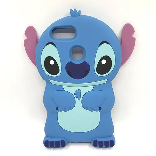 Blue Stitch Милый 3D мультфильм Лило эластичный, мягкий, силиконовый чехол для Xiaomi mi A1 A2 Lite 6X красный mi 6/6A/4X/S2/Note 5 Pro резиновый чехол для телефона - Цвет: Blue Stitch