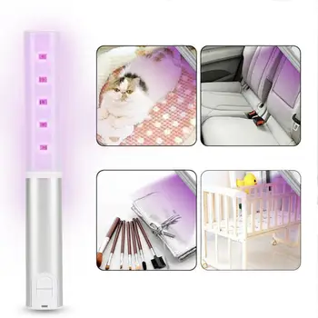 

Portable USB LED UV Disinfection Lamp Light Tube Handheld UV Light + LED Light Two Modes For Home Office