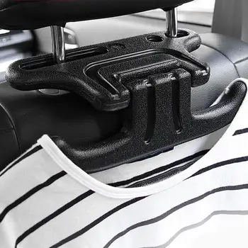 

Car Clothes Hanger Back Seat Multifunctional Jackets Organizer For Dividable Headrest Holder R8G7