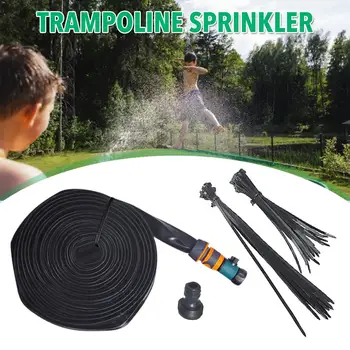 

12 meters Trampoline Sprinkler Water Park Sprinkler Hose Summer Outdoor Water Game Toys Accessories for Outdoor Play, Pool party