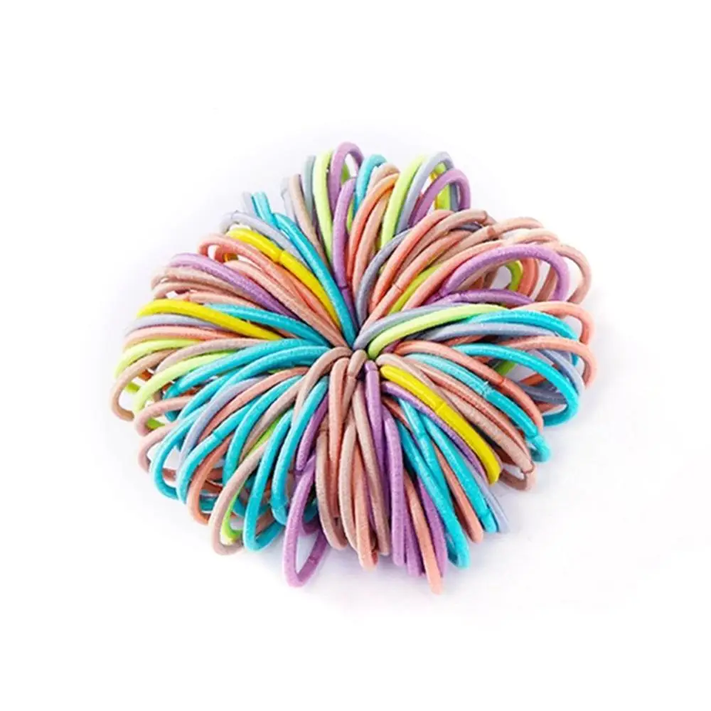 3 см нейлон не повреждает цвет волос Детская резинка для девочек ювелирные