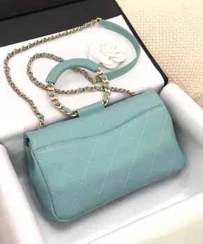 

hot sale luxury designer flap chain handbags woman flap handbag lady shoulder bag circle handle Europe brand high quality