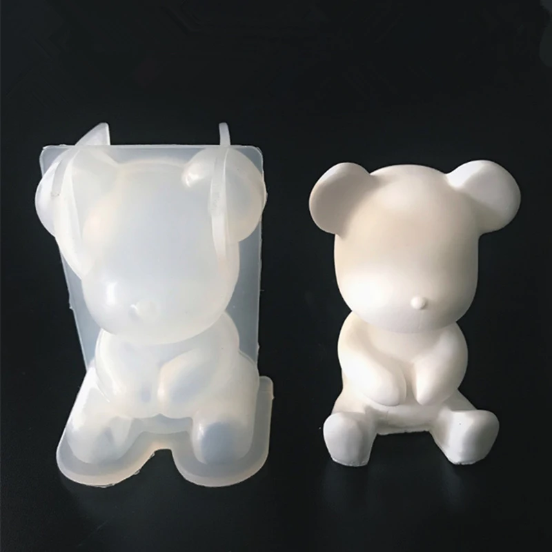 3d Animal Bear Pendant Handmade Diy Jewelry Making Crafts Epoxy Resin Molds Silicone Mould Cake Molds Aliexpress