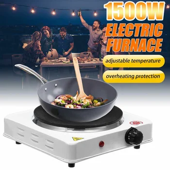 

26cmx25cmx4cm 1500W Hot 220V Multipurpose Kitchen Lab Mini Electric Stove Hot Cooking Heater Plate Accessories