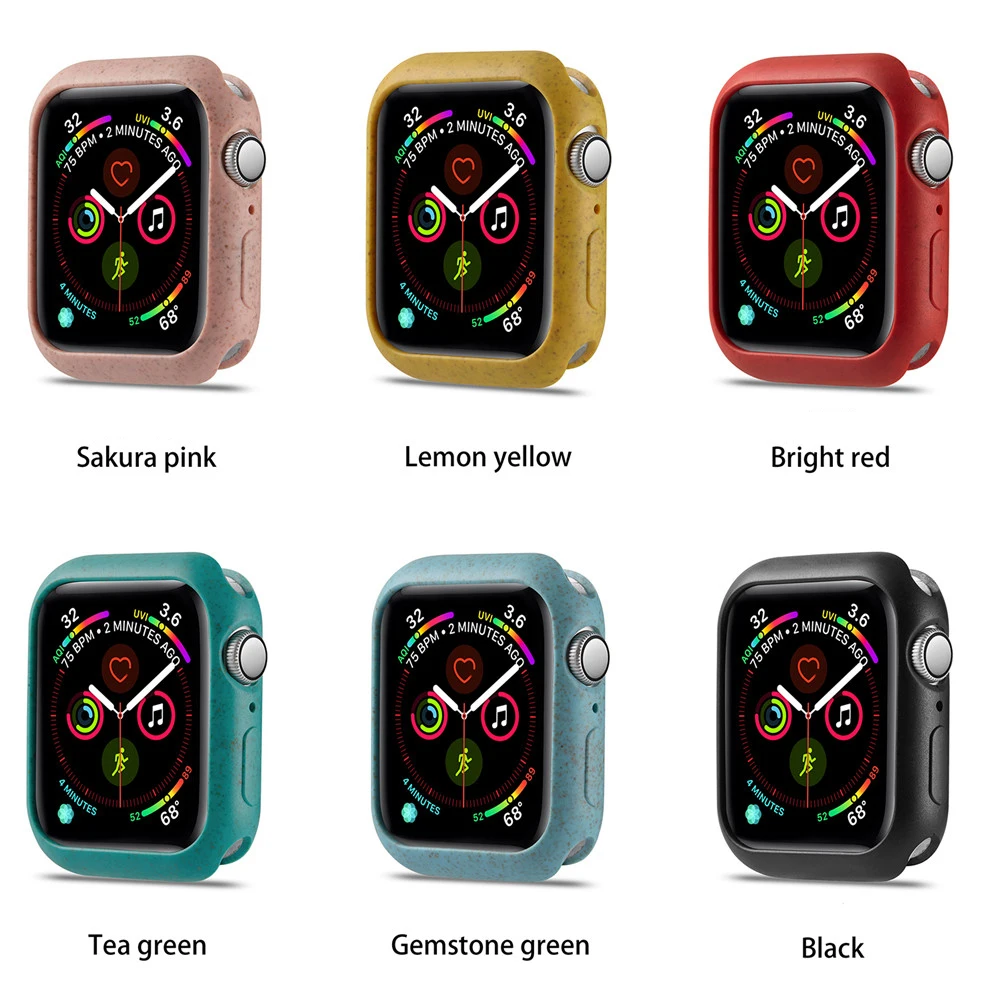 Высококачественный бампер для часов Apple Watch Macaron Case 44 мм 40 мм iWatch Series 5 4 защитные Сменные аксессуары