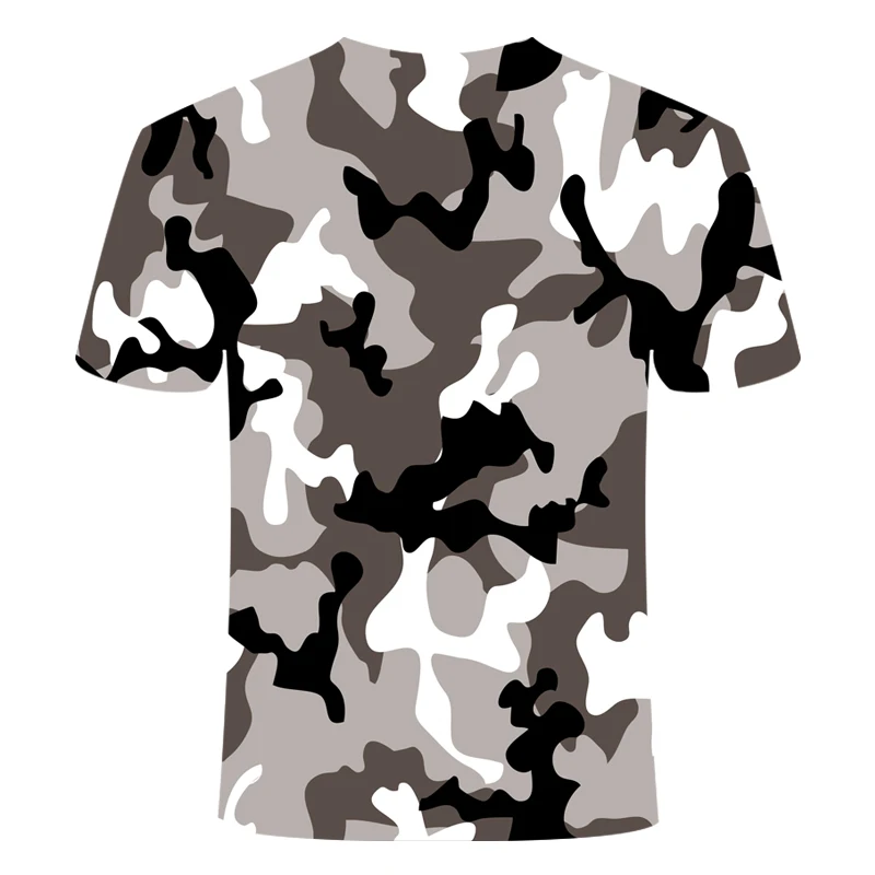 Камуфляжные 3D мужские футболки с принтом wo мужские солдатики в стиле сафари футболка с леопардовым принтом большой размер 6XL Спортивная Толстовка
