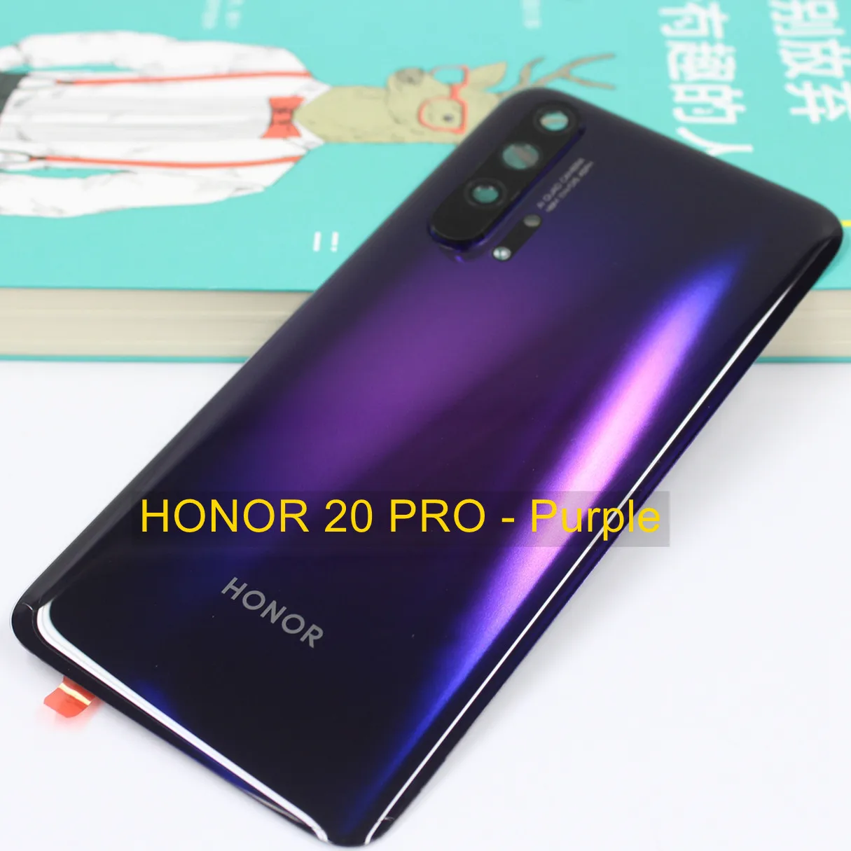Стеклянная задняя крышка батарейного отсека для Huawei Honor 20 Pro + запасные части
