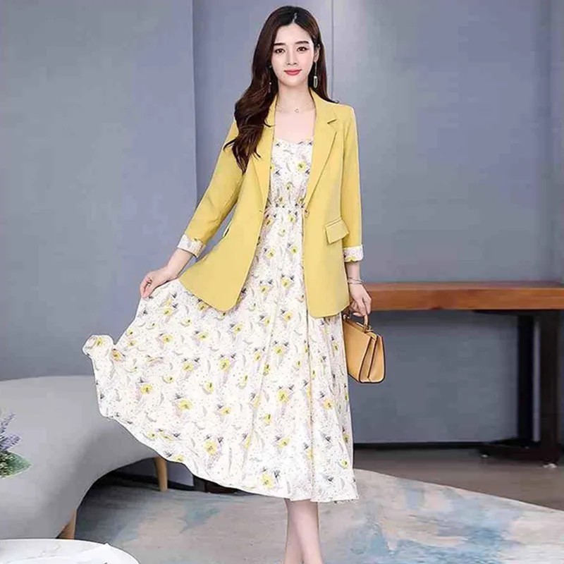 Fashion Floral Print Spaghetti Strap 
