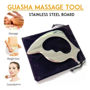

Stainless Steel Myofascial Release Tool Gua Sha Scraping Board Muscles Massager Physiotherapy Relieves Muscle Relaxation Massage