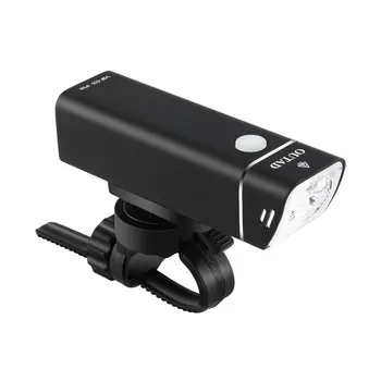 

OUTAD 600LM Bicycle Front Light Bike Flashlight Torch 4 Modes IPX6 Waterproof USB Charging Safety Light with Bracket