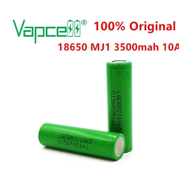 

Vapcell original 18650 battery 3500 mAh 10A 3.7V MJ1 lithium batteries rechargeable for power tools flashlight