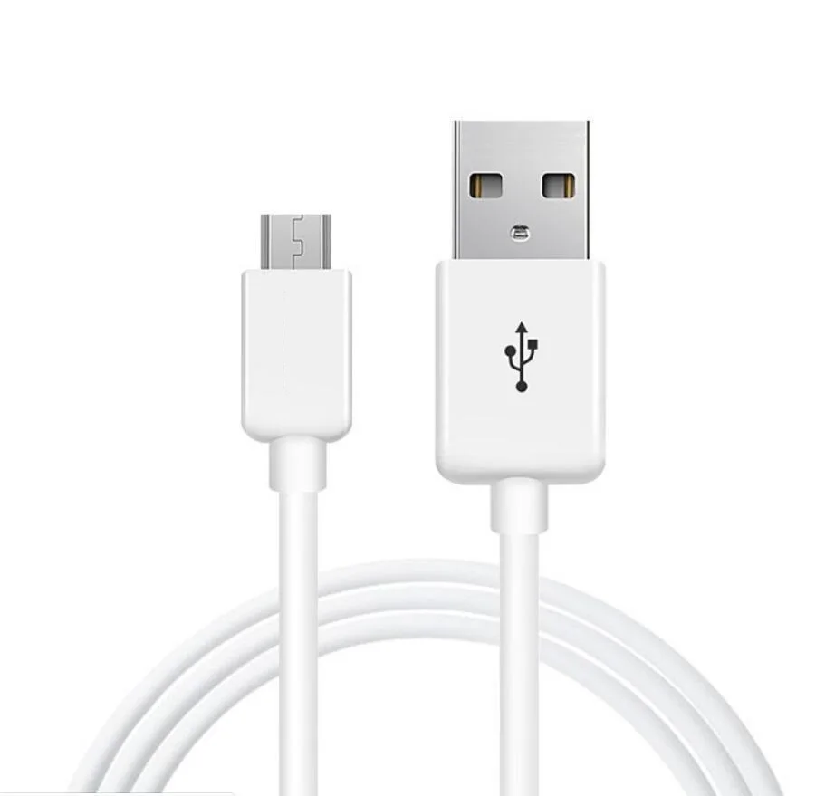 Кабель Micro USB 2.4A для Xiaomi Redmi устройство для зарядки нейлоновый кабель для передачи данных с оплеткой для samsung huawei Honor - Цвет: Белый