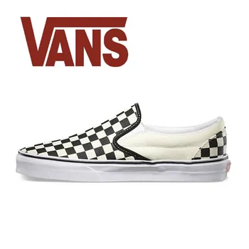 

Vans Classic Slip-On Black White Original Vans Shoes Men Women Sneakers VN-0EYEBWW Unisex Skateboarding Shoes comfortable