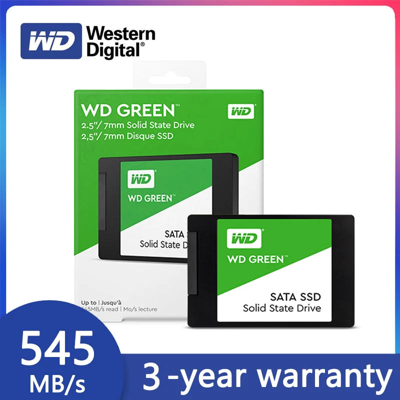 Western Digital Wd Ssd Green 120gb 240gb 480gb 1tb Duro Internal Solid  State Drive Sabit Hard Disk Sataiii 6gb/s For Laptop Pc - Solid State Drives  - AliExpress