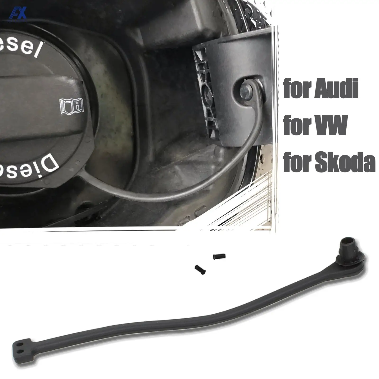 Universal Car Oil Fuel Cap Wire Tank Cover Line for VW Golf Jetta Passat for Audi A4 A6 A8 Skoda Octavia Leon Inner fuel tank cover fuel tank cap fuel cap
