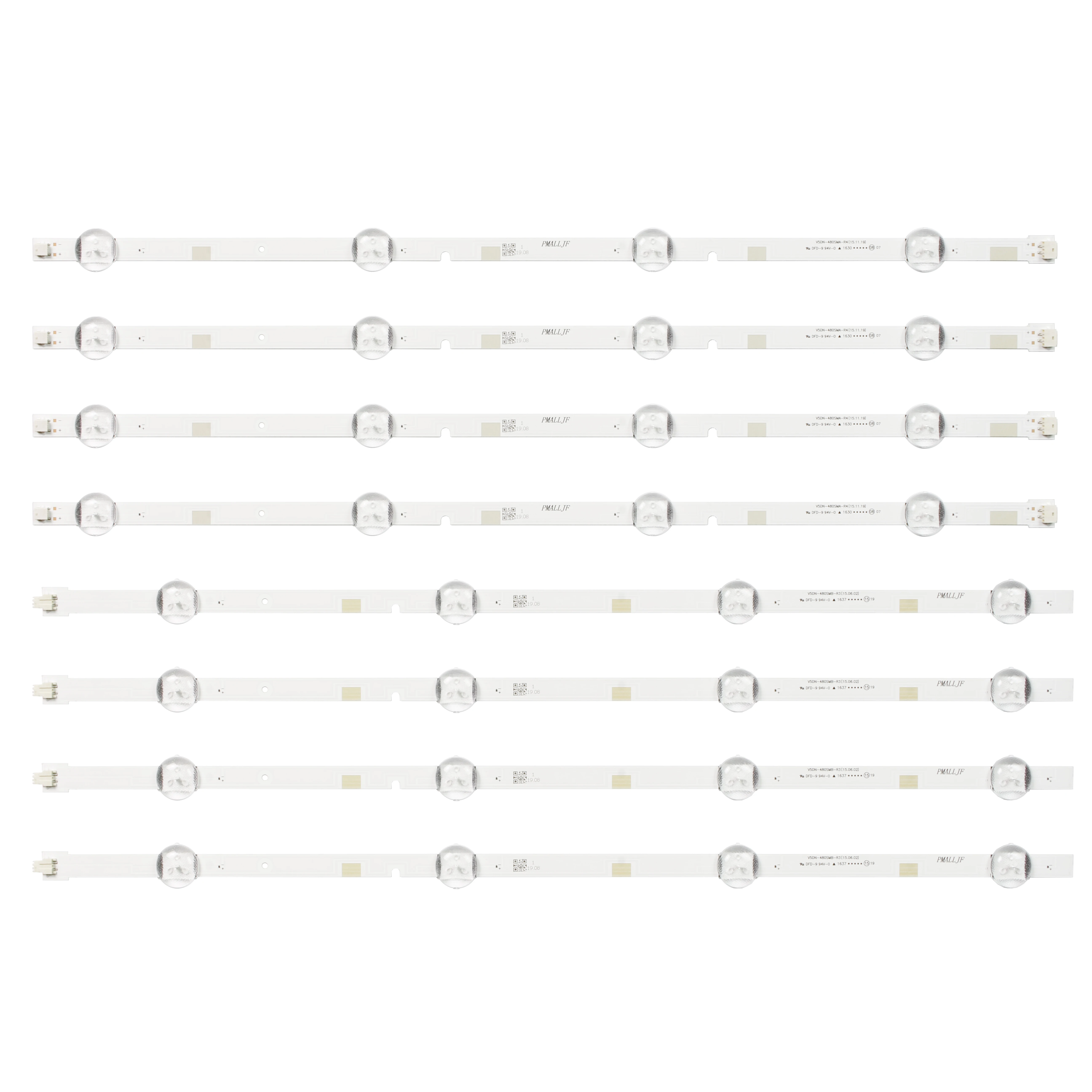 

New kit 8pcs LED backlight strip for Samsung V5DN-480SMA-R4 V5DN-480SMB-R3 2015 SVS48 FHD LM41-00360A LM41-00359A