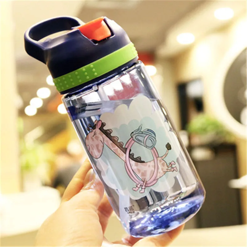 My Child Спортивная бутылка для воды с соломинкой высокого качества пластиковая детская посуда для напитков Детские Бутылочки для воды BPA бесплатно