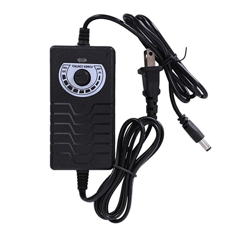 Adjustable AC to DC Power Supply Adapter Converter 100-240V 1-24V 2A for Electric Fan Drill Motor Speed Controller | Обустройство