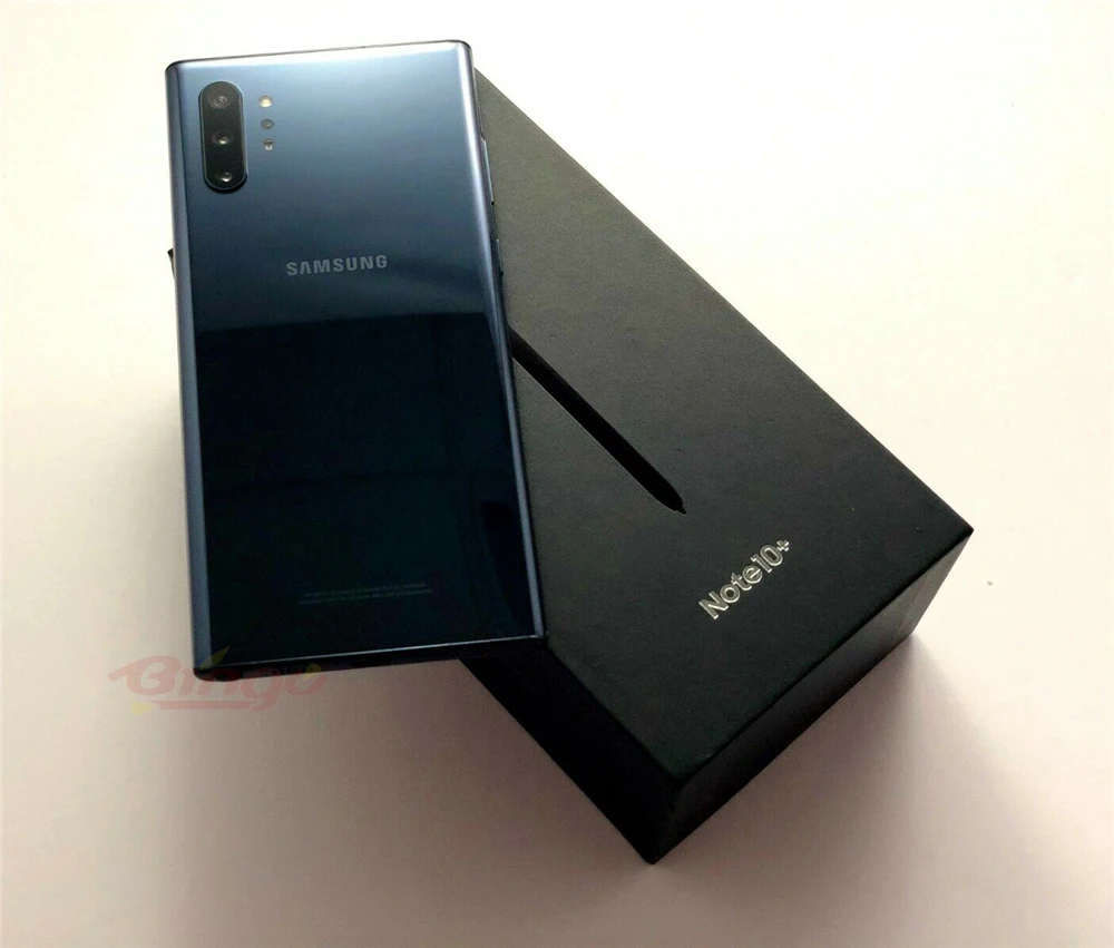 Samsung Galaxy Note 10 Plus Note10+ Duos N975FD Dual Sim Global Version 12GB 256GB 6.8" Exynos 4G LTE Original Cell Phone backmarket phones