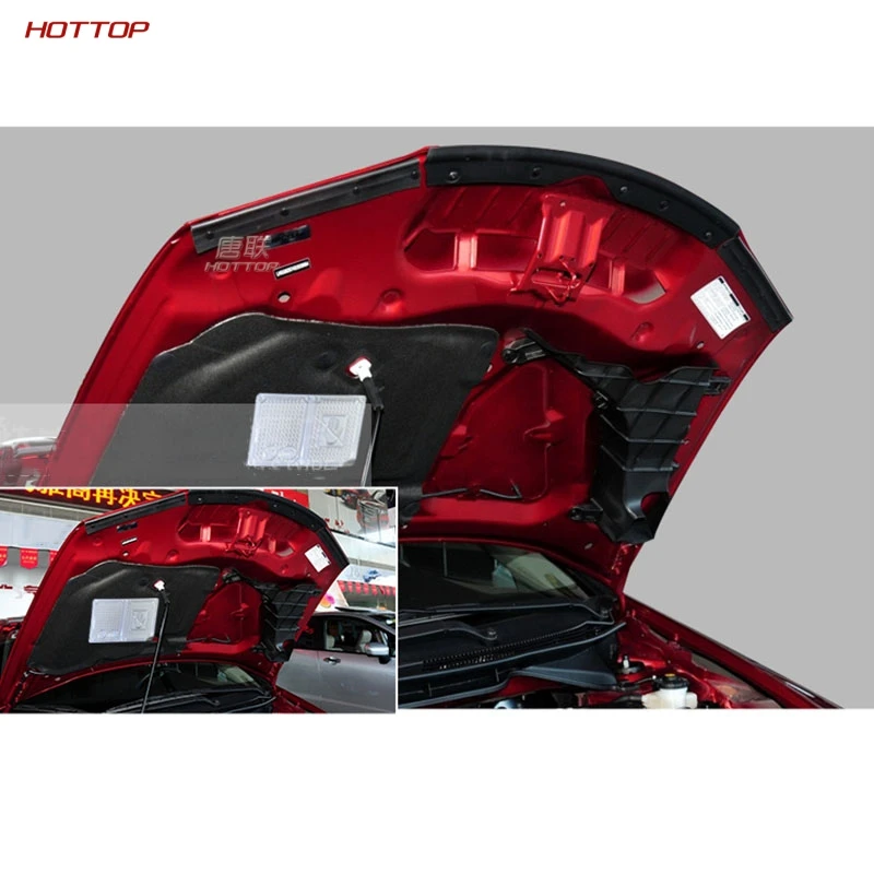 For Honda City 2008 2014 Car Hood Engine Firewall Mat Pad Cover 