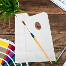 Пластиковая ПВХ утолщенная прямоугольная масляная вода цветная палитра акриловая цветная сковорода Новинка