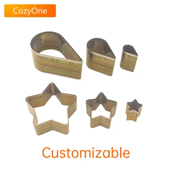 

DIY Handwork Leather Belt V Shape punch cutter square leather end cutter Leather knife mould Cutter die Punch holes