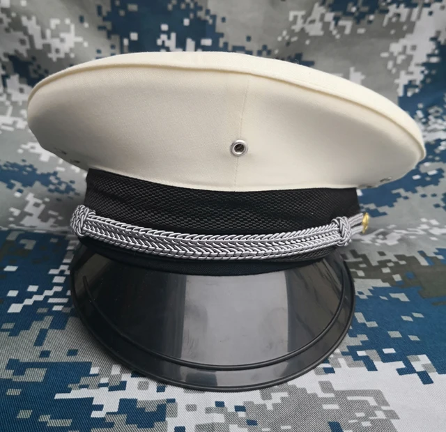 white military hat