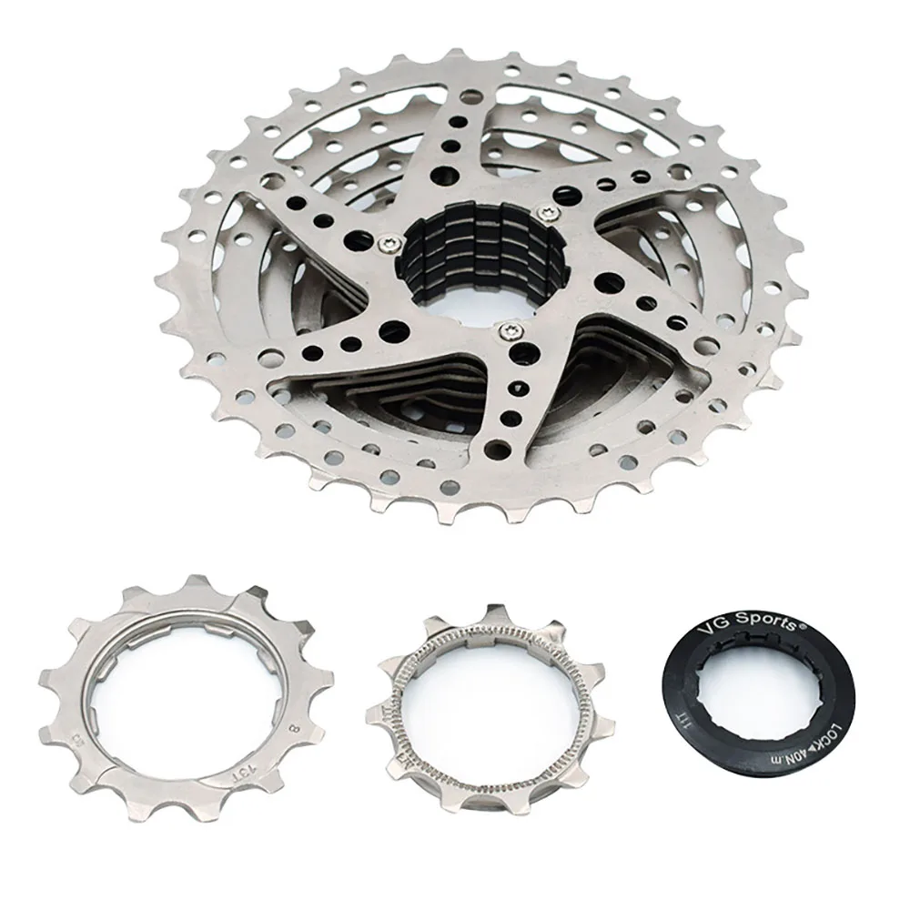 MTB дорожный велосипед кассета 8 скоростей 32 т горный маховик 11 CNC Стальной