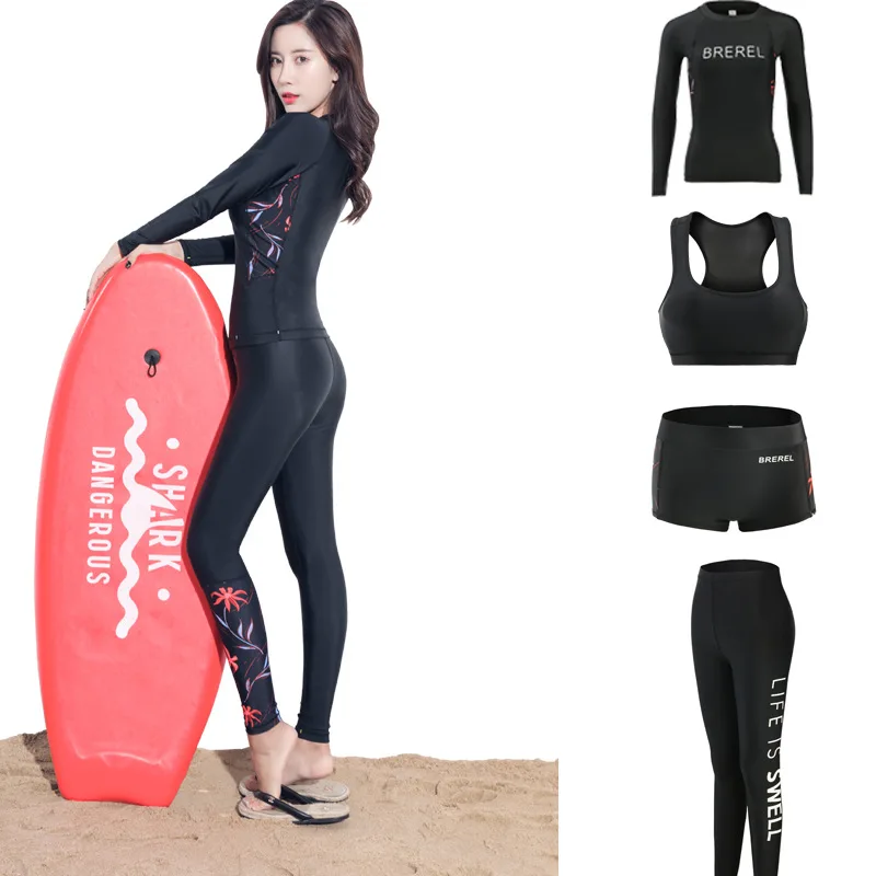 

Korean-style Genuine Product brerel Diving Suit Beach Sun Protection Clothing Split Type Women's Waterproof Mother Bathing Suit
