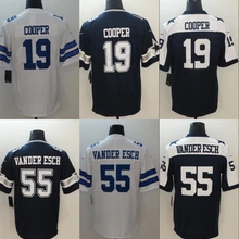 Все сшитые мужские wo Мужские Молодежные Дети th Dallas Amari Cooper 19 Leighton Vander Esch 55 Джерси